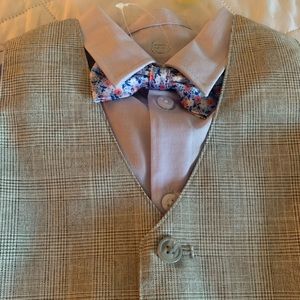3T suit with shirt, slacks, vest & bow tie